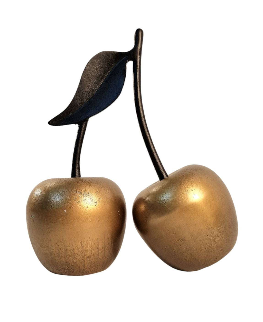 Gold Aluminium Cherry Ornament 22.5cm - Geko Products