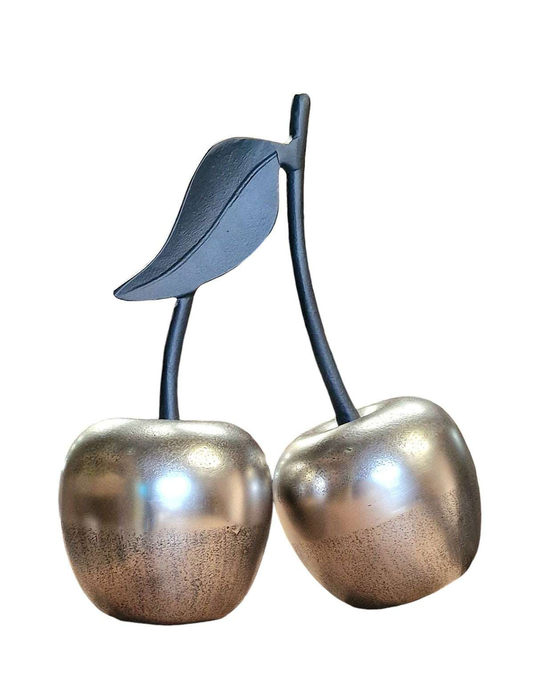 Silver Aluminium Cherry Ornament 31cm - Geko Products