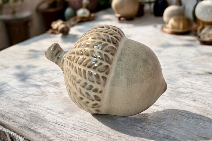 Ceramic Acorn Ornament 13cm - Geko Products