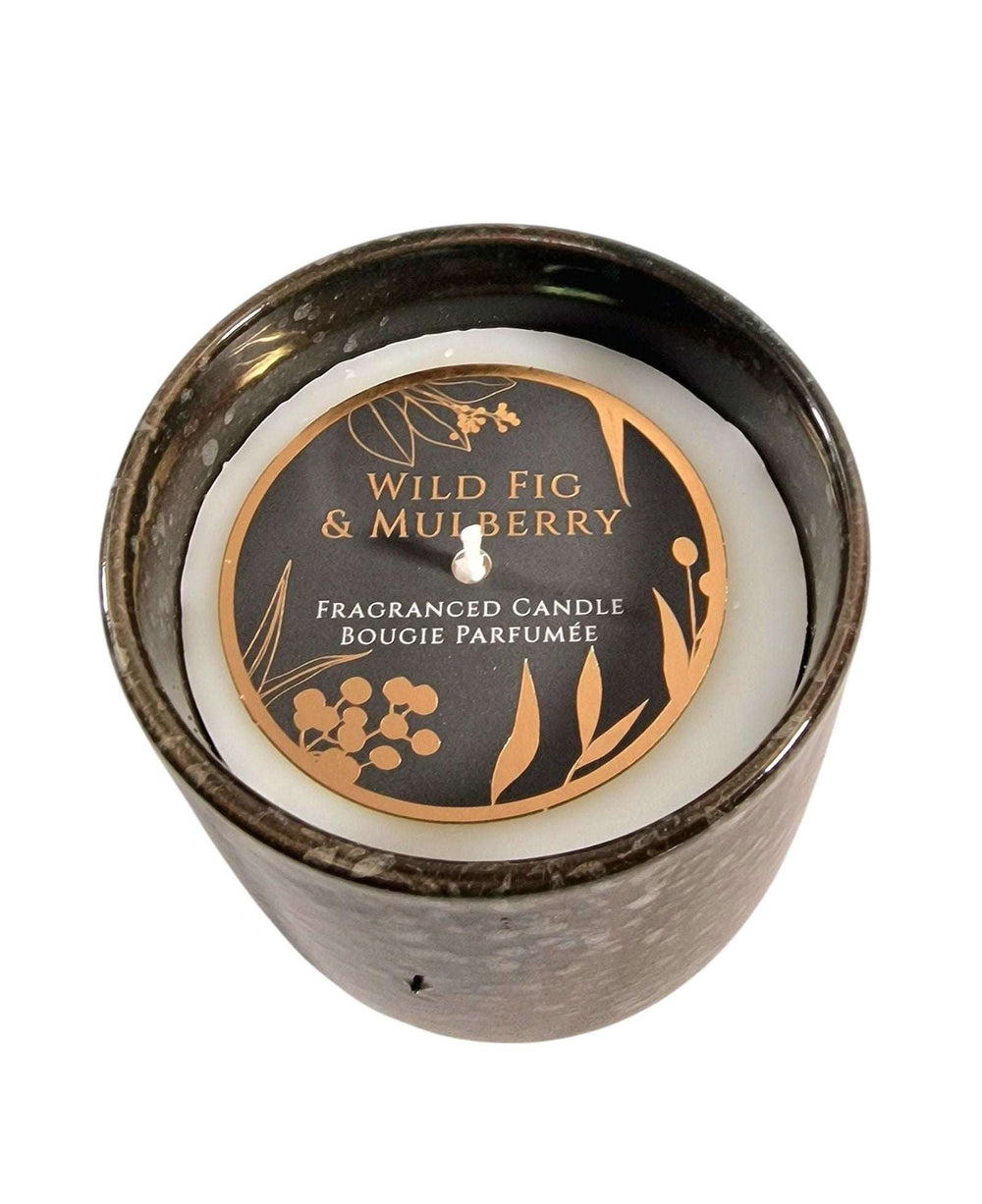 Synergy Candle Pot - Wild Fig and Mulberry 9cm - Geko Products
