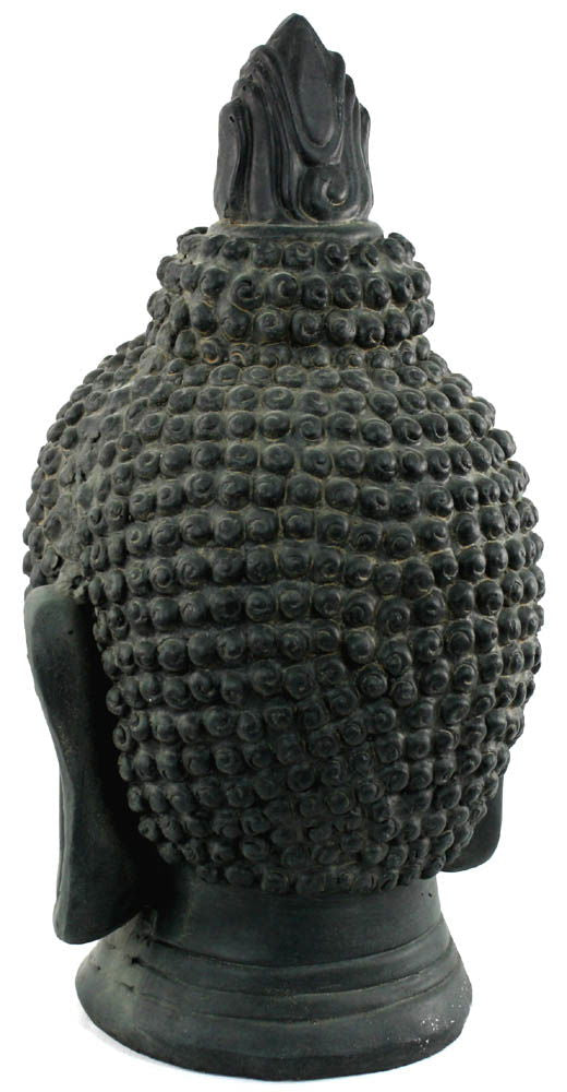 Stone Effect Buddha Head Large Statue - Geko Products