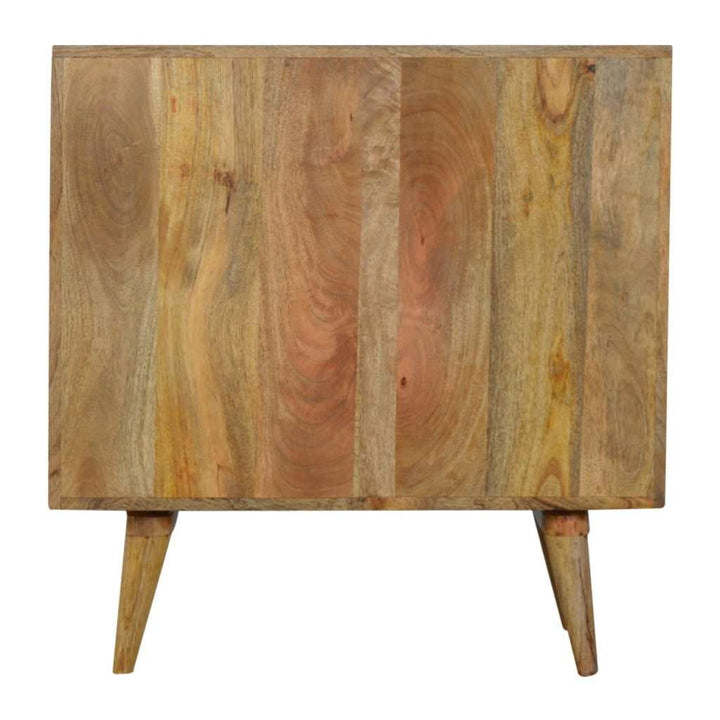 3 Drawer Zig - Zag Patterned Patchwork Chest - Smiddy Furniture