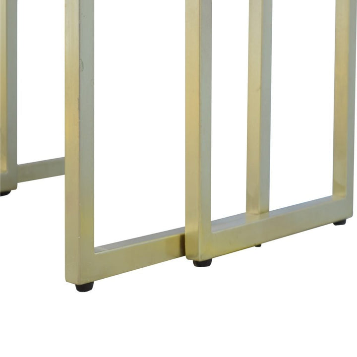 Chunky Gold Table Set of 3-Smiddy Furniture