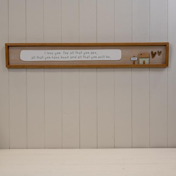 Rectangle Wooden Sign &
