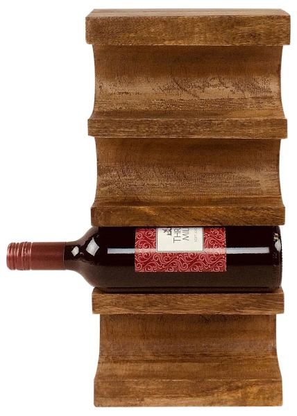 Wall Mounted Wooden Wine Rack – Smiddy Furniture