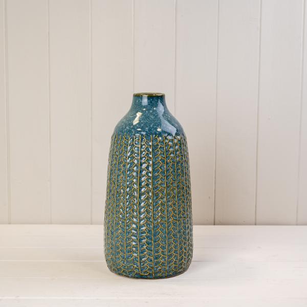 Blue Ceramic Vase
