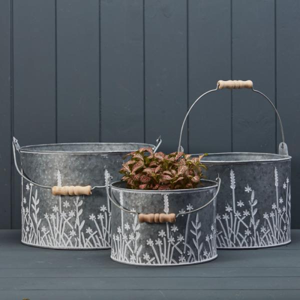 Meadow Design Buckets - Set of 3