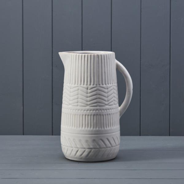 White Ceramic Jug