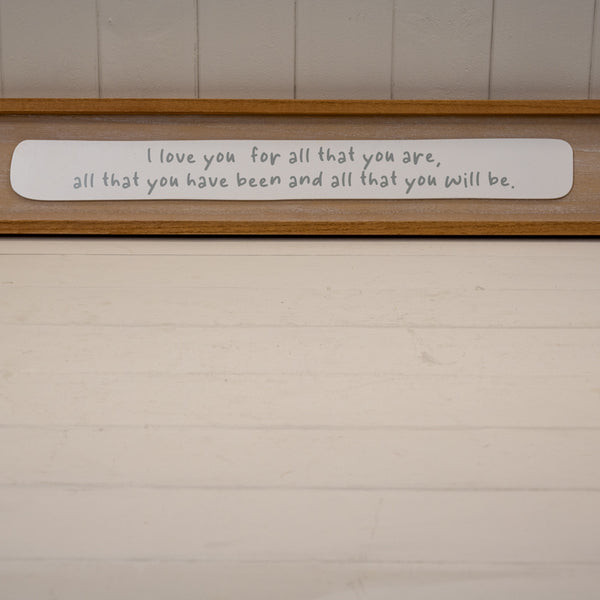 Rectangle Wooden Sign &