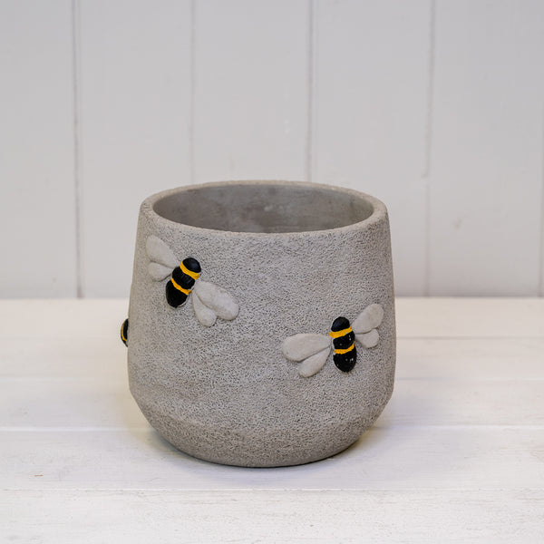 Cement Bee Planter