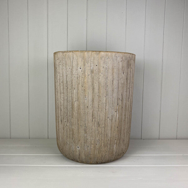 Pebble Stone Cylinder Vase