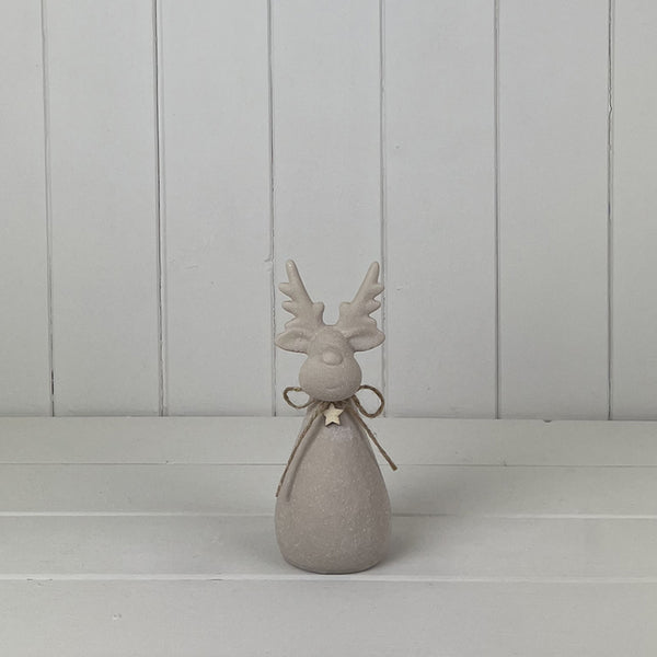 Small Sand-Texture Reindeer Decoration