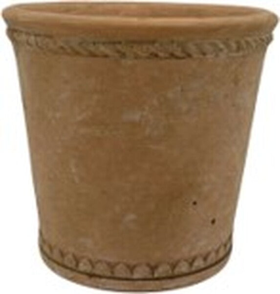 Terracotta Tapered Cement Pot