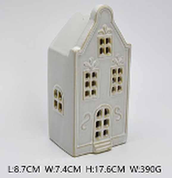 Reference image of medium Christmas townhouse with printed measurements
