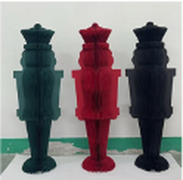 Paper Nutcracker In Deep Green