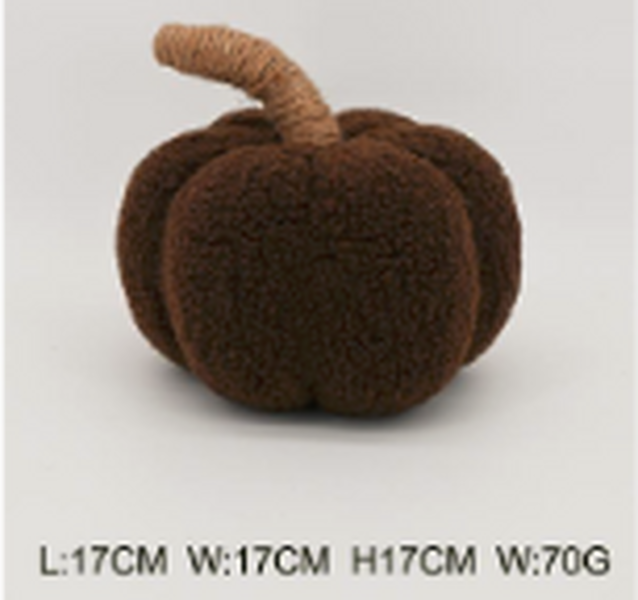 Brown Boucle Pumpkin
