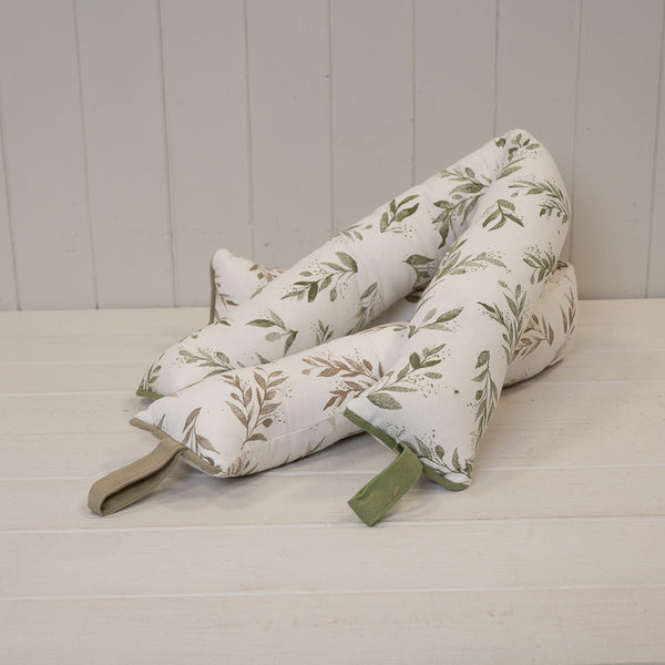 Satchville Olive Draught Excluder in Natural