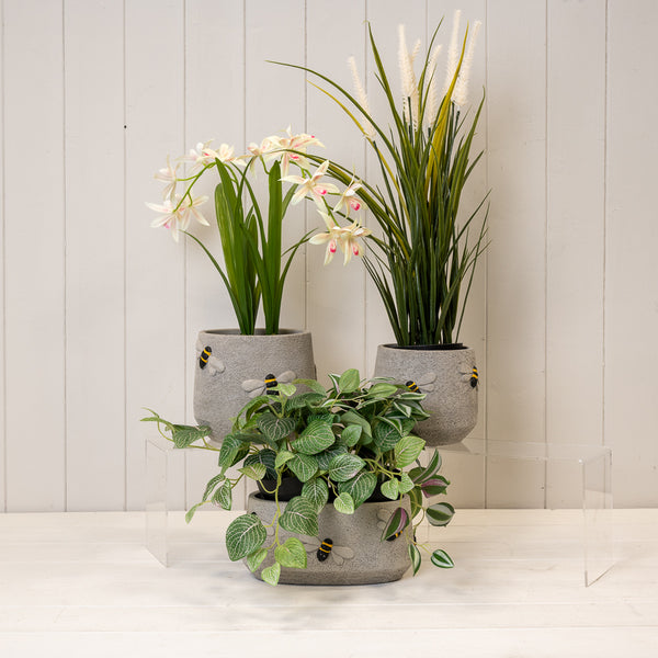 Cement Bee Planter
