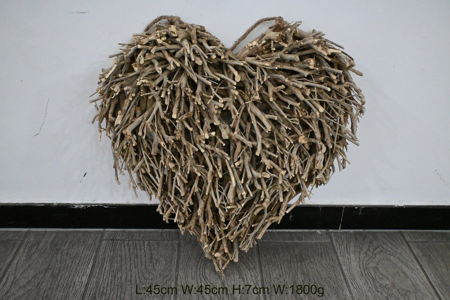 Tea branch heart deco