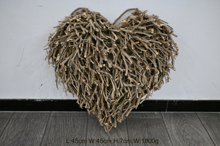 Tea branch heart deco