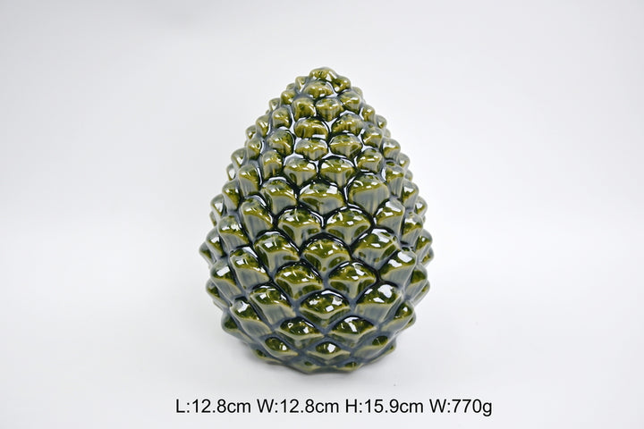 Ceramic Natural Pinecone Decoration Medium
