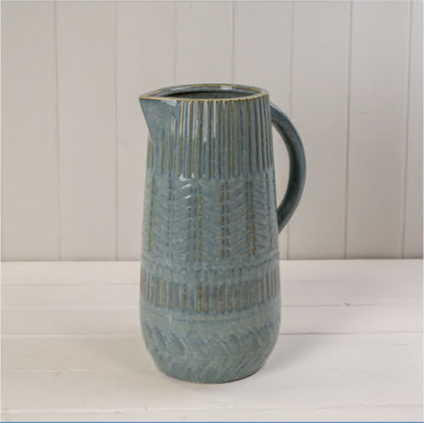 Blue Ceramic Jug