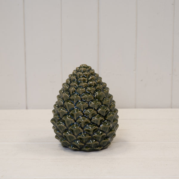 Ceramic Natural Pinecone Decoration Medium