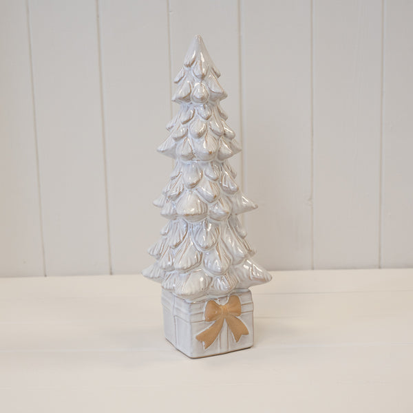 Ceramic Natural Christmas Tree on Box