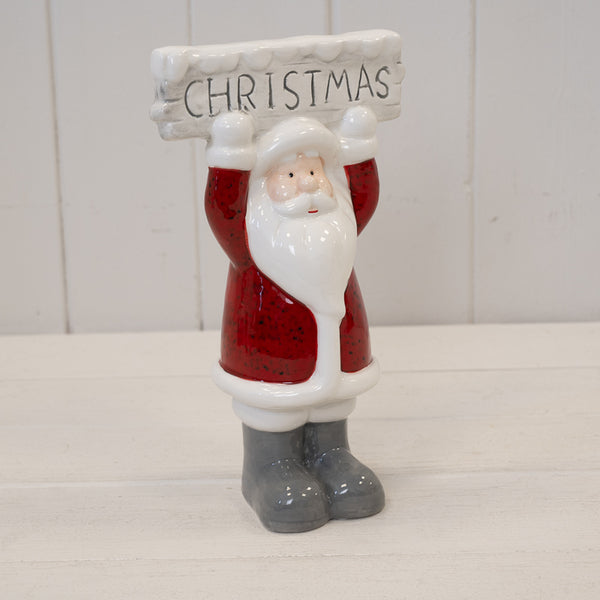 Christmas' Santa in White