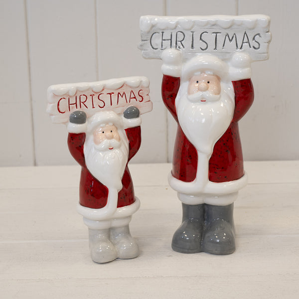 Christmas' Santa in White