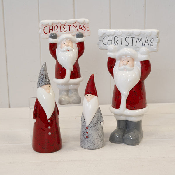 Christmas' Santa in White