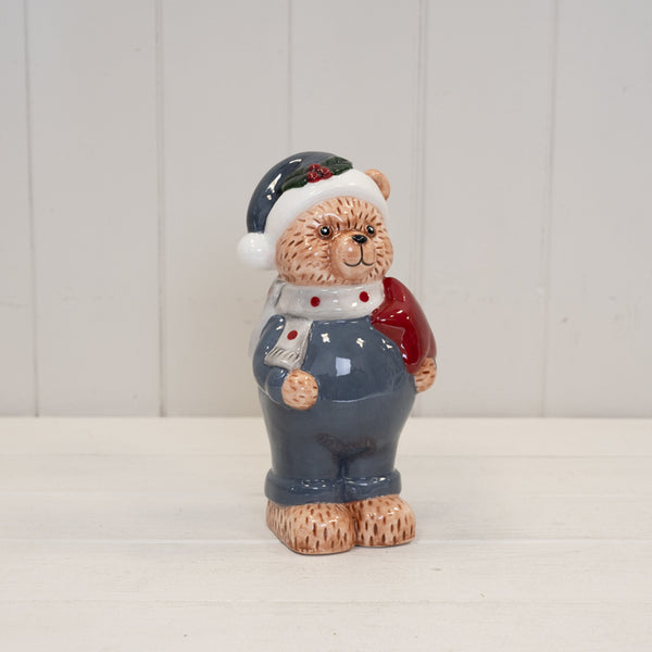 Satchville Bear in Winter Blue