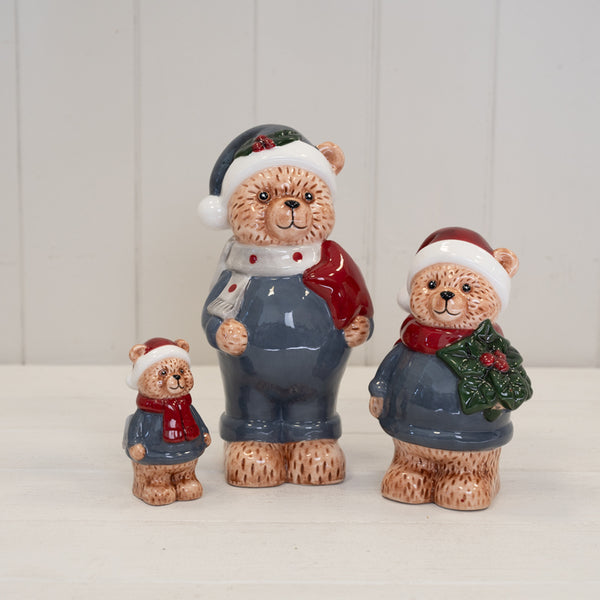 Satchville Bear in Winter Blue