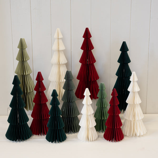 Set of 3 Green Standing Trees