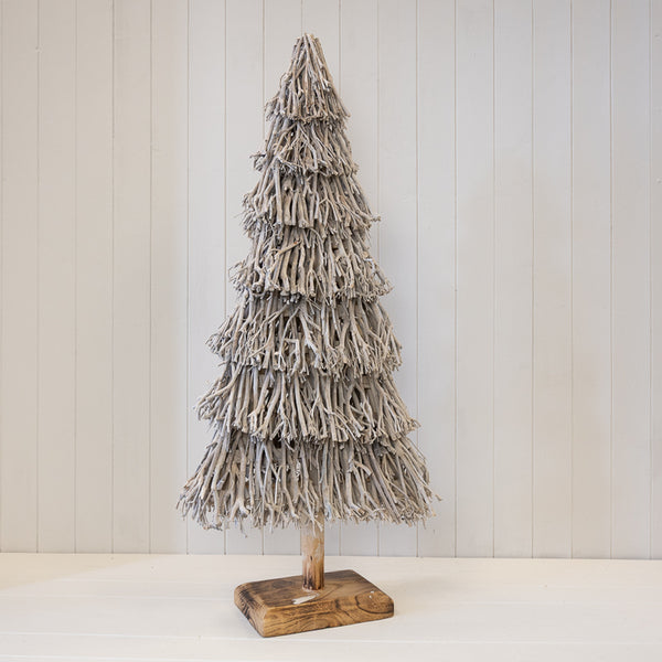 Root Branch Christmas Tree Whitewash