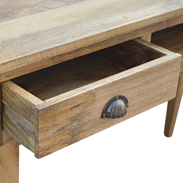 2 Drawer Shell Writing Desk - Smiddy Furniture