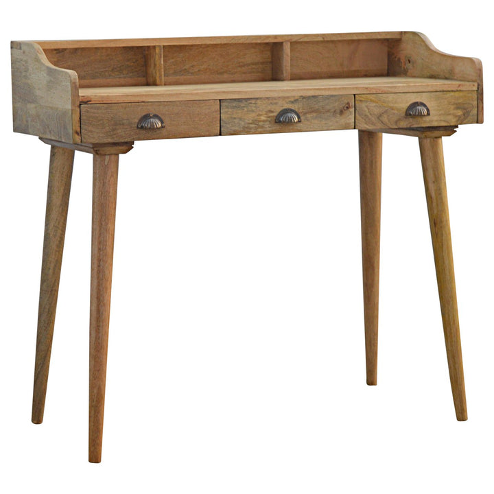 Gallery Back Shell Writing Desk-Smiddy Furniture