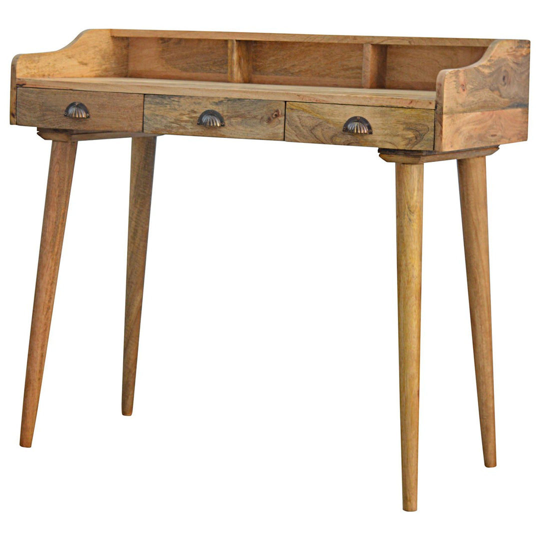 Gallery Back Shell Writing Desk-Smiddy Furniture