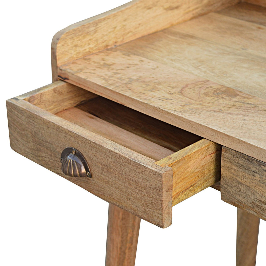 Gallery Back Shell Writing Desk-Smiddy Furniture