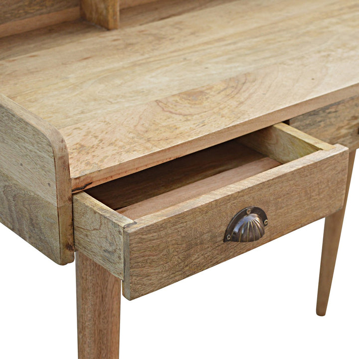 Gallery Back Shell Writing Desk-Smiddy Furniture