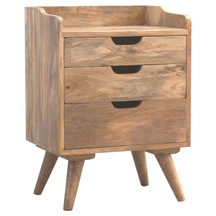 3 Drawer Gallery Bedside - Smiddy Furniture