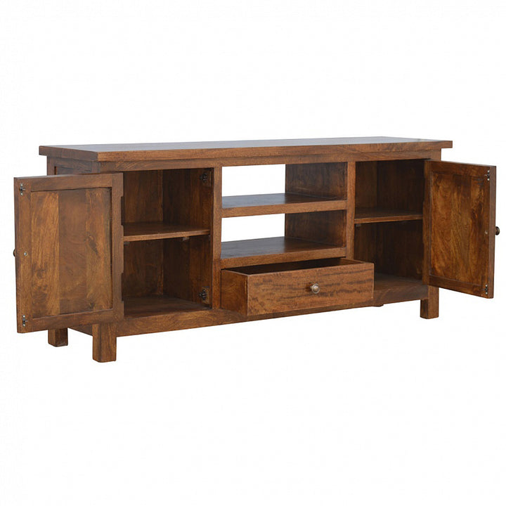 Solid Wood Media Unit - Smiddy Furniture