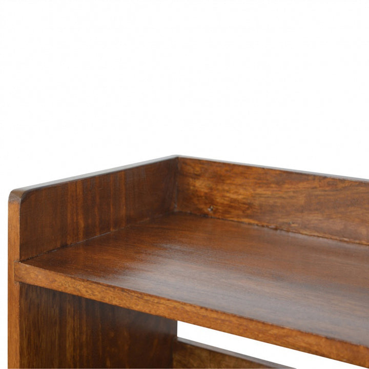 Chestnut Nordic Storage Bench-Smiddy Furniture