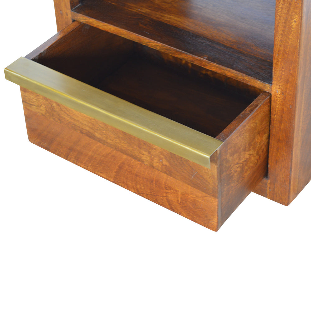Gold Bar Chestnut Bedside-Smiddy Furniture