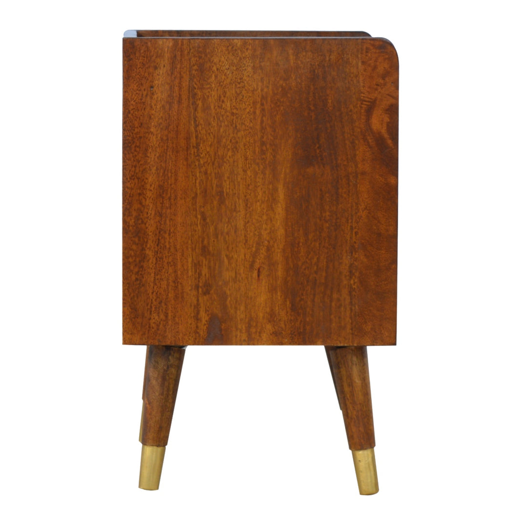 Manila Gold One Drawer Bedside-Smiddy Furniture