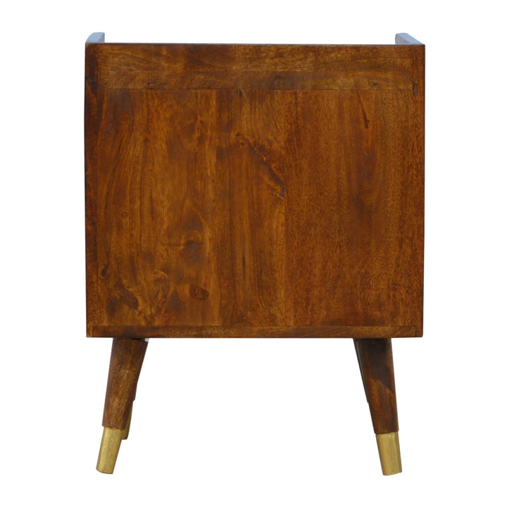 Manila Gold One Drawer Bedside-Smiddy Furniture