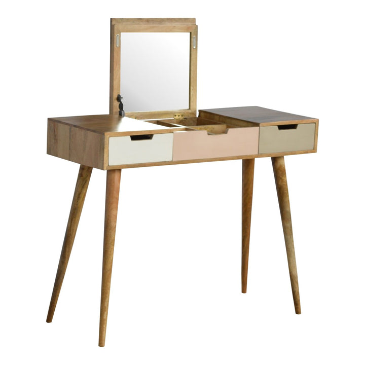 Pink Gradient Dressing Table-Smiddy Furniture