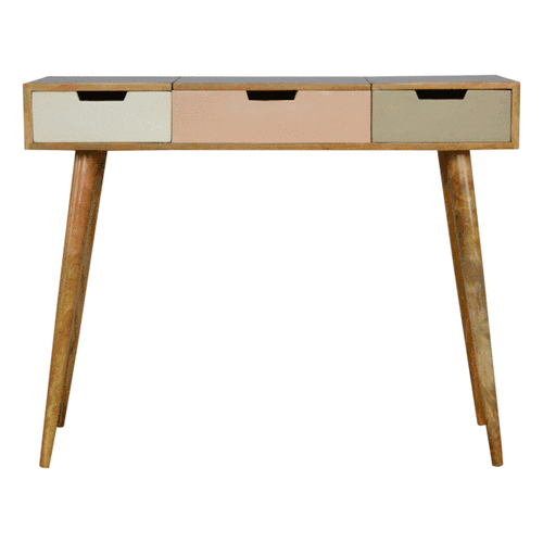 Pink Gradient Dressing Table-Smiddy Furniture