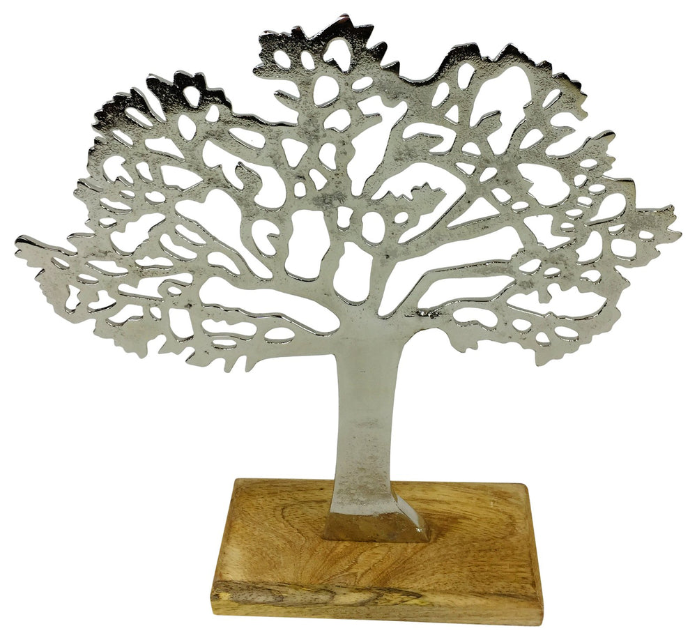 Silver Tree Ornament 26.5cm - Smiddy Furniture-2