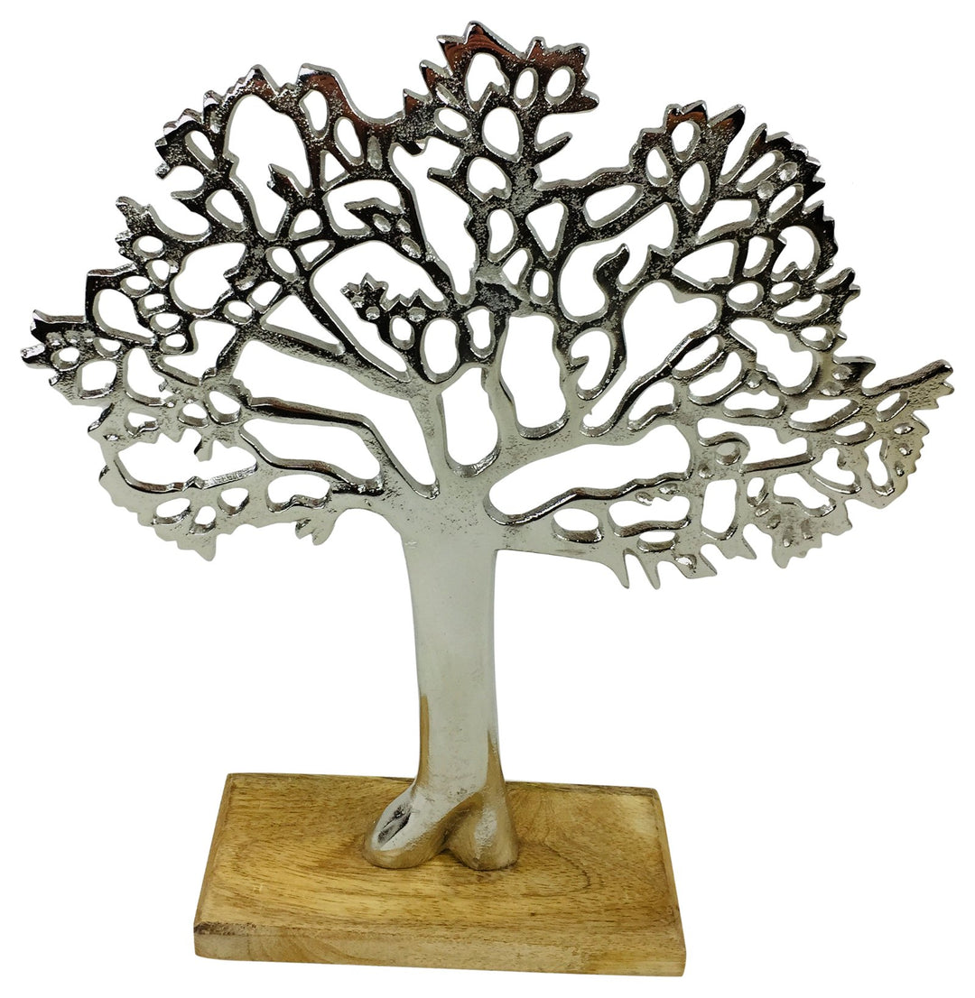 Silver Tree Ornament 26.5cm - Smiddy Furniture-1